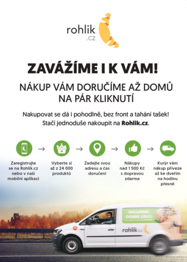 Nová služba pro občany - online nákupy na rohlik.cz