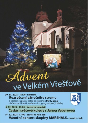 Advent ve Velkém Vřešťově