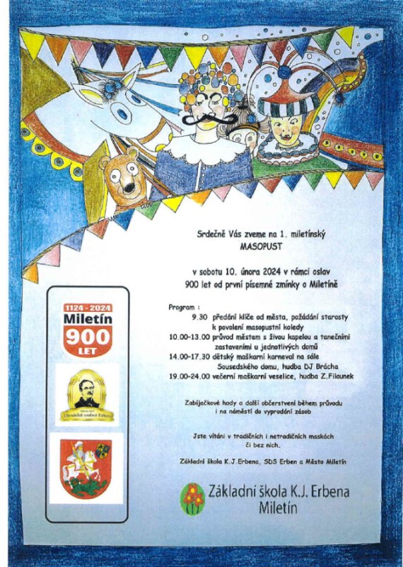 1. miletínský masopust