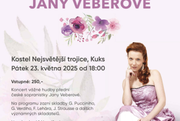Koncert sopranistky Jany Veberové