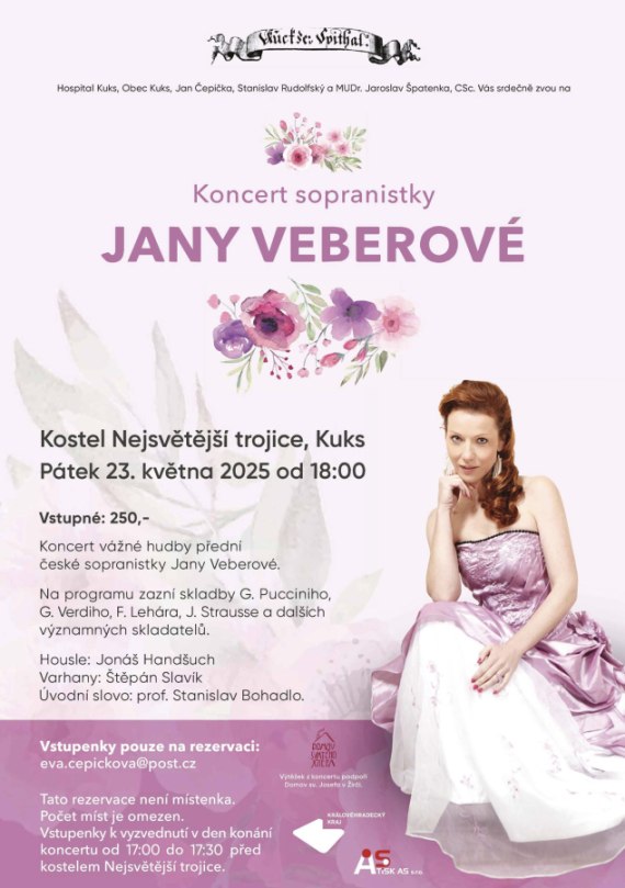 Koncert sopranistky Jany Veberové