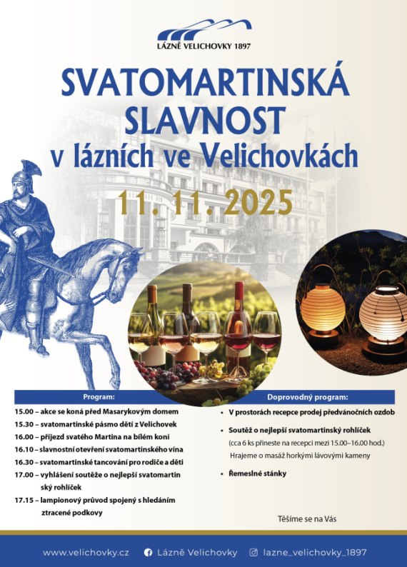 Svatomartinská slavnost v lázních ve Velichovkách