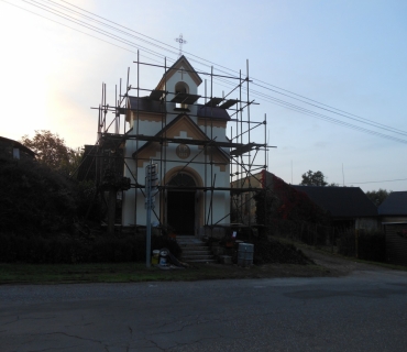 Oprava kapličky 2014